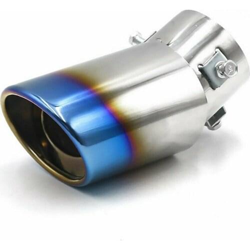 1pc Car Auto Exhaust Pipe Tip Tail Muffler Stainless Steel For Honda For Toyota For Suzuki DIY Moulding Accessories