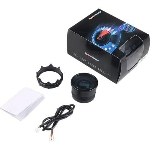 2'' 52mm LED Digital Tachometer Gauge 0-10000 RPM 12V Car Auto Tacho Gauge Meter 63HF