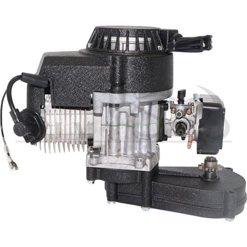 Two-stroke pull carburetor gearbox air filter complete engine for 49cc 47cc motorcycle mini pit soil bike accessories