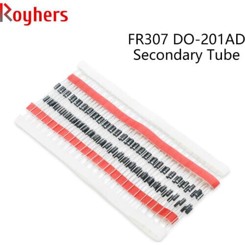 20Pcs Fast Recovery Rectifier Diode DO-201AD 3A 1000V FR307 FR302 FR303 FR304 FR305 FR309 DO-27 FR Electronic Components Set