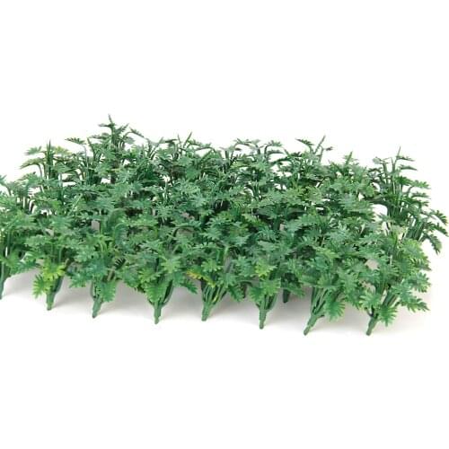 50pcs Model Ground Cover Plants Architectural Railroad Diorama Scenery 1:50 O Scale
