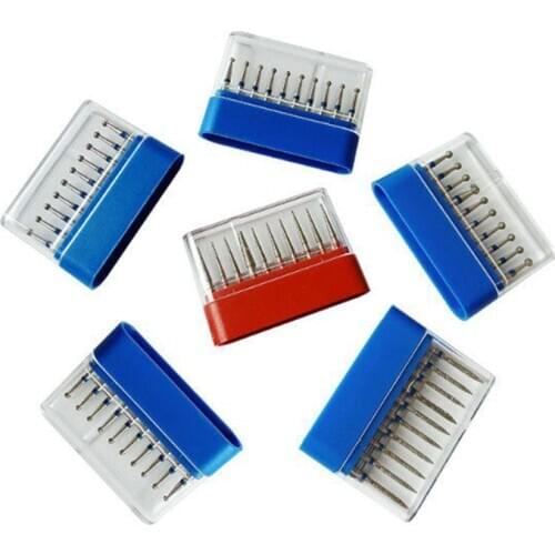 Dentist tools Diamond Burs for High Speed Handpiece diamond dental Bur for clinic side 10kits