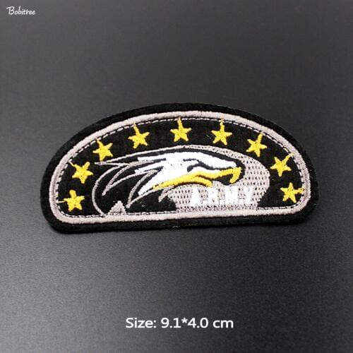 Army Troops US eagle Iron Patches Embroidery Creative Badges Applique Fabric Stickers for Jacket Jeans DIY Accessory