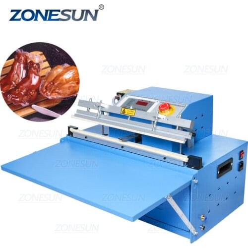 ZONESUN ZX500 Automatic Storage Bag Vacuum Clothing Sealing Machine Packing Sealer Machinery