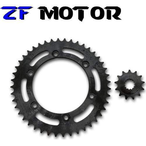 Free shipping Front&Rear Sprocket geartransmission For HONDA CBR250 MC22 CB250 Honret250 Jade250 (520 Chain) black
