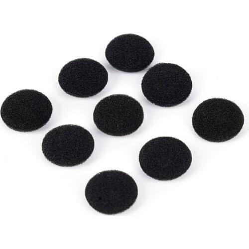 30Pcs Black Soft Foam Earbud Headphone Ear pads Replacement Sponge Covers Tips For Earphone MP3 MP4 Moblie Phone