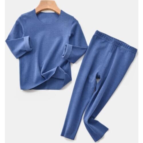 Children Sleepwear Pajamas Sets Solid Color Cotton Girls Boys Autumn Long Sleeve Shirt+Pants 2 Pcs Pajamas Clothing