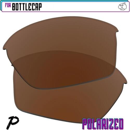 EZReplace Polarized Replacement Lenses for - Oakley Bottlecap Sunglasses - Brown P