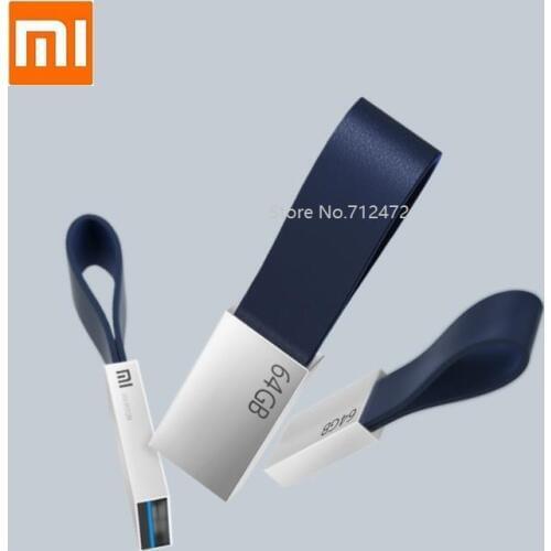 Xiaomi USB3.0 U disk 64GB Lanyard Easy to carry Flash Drive U Disk Memoria Waterproof Metal Body Stylish durable