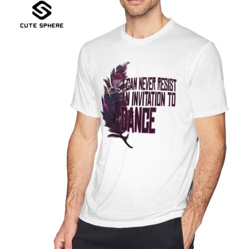 Miss Fortune T Shirt Xayah Dance T-Shirt Classic 100 Cotton Tee Shirt Printed Male Short-Sleeve Cute 5x Tshirt