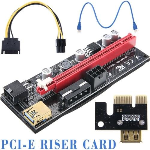60cm PCI-E Riser Card 1x to 16x USB 3.0 Data Cable Durable PCI Express Computer Graphics Card Extender Adapter