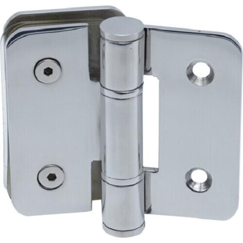 Wall shower cabins frameless glass pivot hinge spare parts bathroom partition folding stainless steel frameless glass door cliP