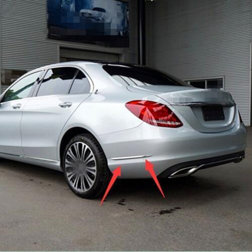 Car rear bump plating strip Rear bumper trim Suitable for Class C W205 C180 C200 C220 C300mer ced es-be nzC260 Bright strip