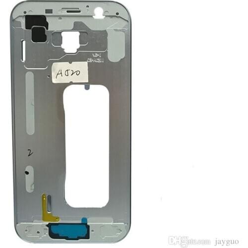 OEM Middle Housing Frame Bezel Cover+ Power On Off Side Button For Samsung Galaxy A5 A7 2017 A520 A720