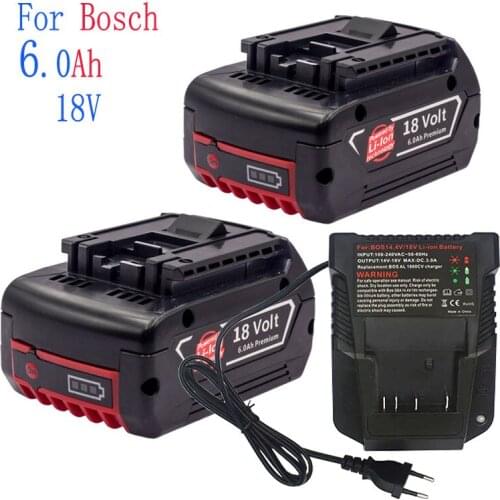 Rechargeable Electric Impact Drill, Lithium Battery Powered Portable Tool, Suitable For Bosch 18V6.0AH Wrench