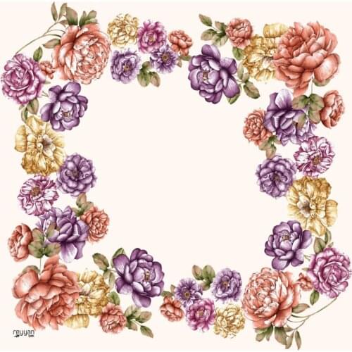 REYYAN SILK HOLLOW OYALIK WRITING PATTERN-16285-RENK-32