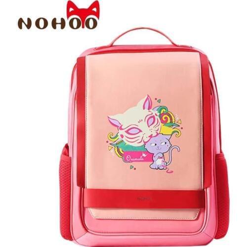 NOHOO New Fashion Cartoon School Bags Backpack for Girls Boys unicorn dinosaur Design Children Orthopedic Backpack Grade 1-5