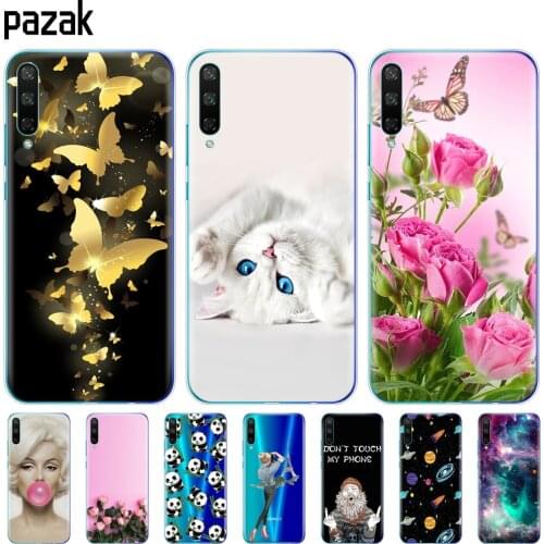 Silicon case for Huawei Honor Play 3 Case 6.39 inch painting soft tpu Back Phone Cover For Honor Play 3 etui ASK-AL00x Coque