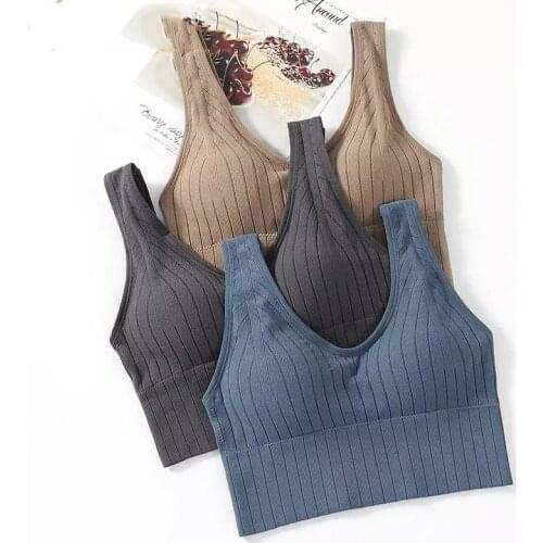 Womens Tube Top Women Seamless Sports Crop Top Sexy Bra Female Tube Tops Home Base Tank Sleeveless Camis Lingerie Underwear Bra