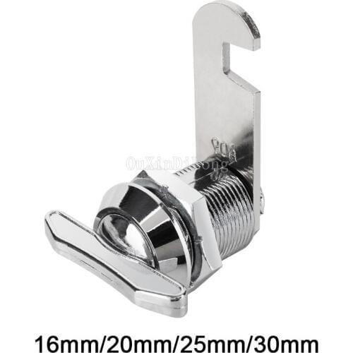 10PCS 16/20/25/30mm Keyless Turn Cam Small Lock Accessories for Cabinet Drawer Mailbox RV Cabinet Door Lock JF1821