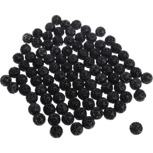 100 pcs 16mm Aquarium Bio Balls Filter Media Wet Dry Koi Fish Tank Pond Reefx