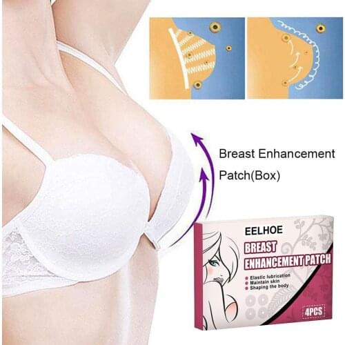 4Pcs/set Womens Breast Enlargement Massage Patch Essence Paste Bust Up Body Health Care
