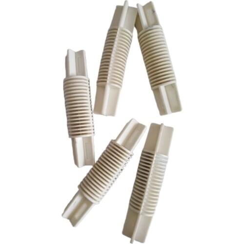 5Pieces Plastic Bay Corner Joint Elbow for 26mm or 28mm Diameter Window Curtain Pole Rod