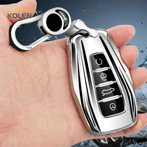 TPU Car Remote Key Case Cover For Geely Coolray Atlas Boyue NL3 Emgrand X7 EX7 GT GC9 Borui SUV Protected Shell Fob Accessories