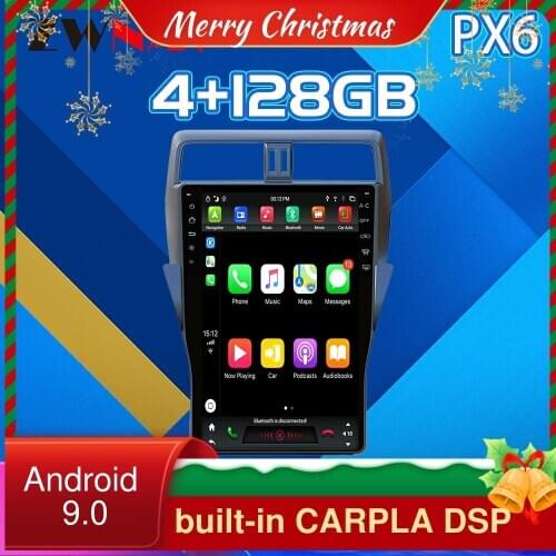 For TOYOTA Land Cruiser Prado 150 2018 Tesla Screen Carplay 4G128G Android 9 Car Multimedia Player GPS Audio Radio Auto Stereo