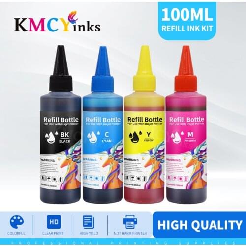 KMCYinks Universal For Canon MG2540 MG2540S MG 2540 2540S Pixma Printer Ink PG445 445 CL446 Bottle Ink Cartridge Refill Ink kits