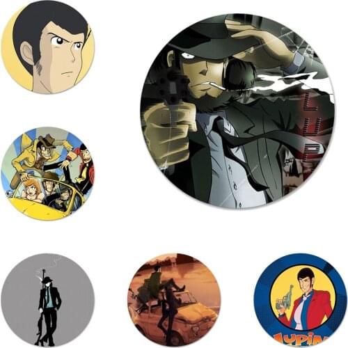 Lupin Iii Design Icons Pins Badge Decoration Brooches Metal Badges For Backpack Decoration