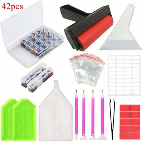 5D Diamond Painting Tools And Accessories Kits Diamond Embroidery Box For Diamond Art Adults Kids Home Decor Hot Sale