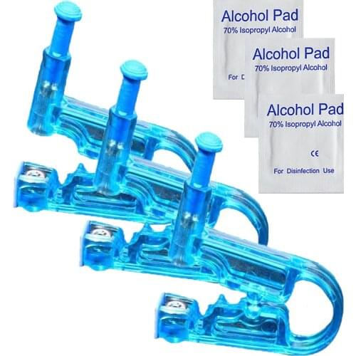 Set Piercing Kit Asepsis Disposable Sterile Ear Piercing Unit Cartilage Tragus Piercing Gun NO PAIN Nose Piercer Tool