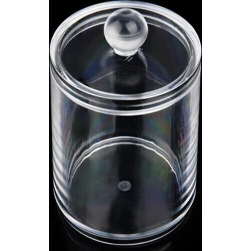 New Clear Cotton Swab Storage Holder Covered Acrylic Makeup Organizer Box Cosmetic Make Up Tool Lipstick Eyeliner Case Container