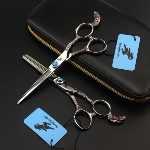 "\"phoenix Series Hairdressing Scissors Barber Tools Senior Stylist Must-have Scissors Flat Scissors Tooth 6.0 Inch Size Type\""