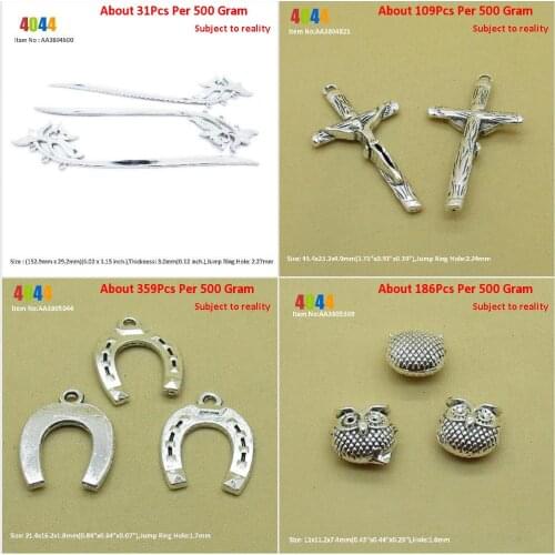 Jewelry Making Charms Wholesale Suppliers Flower Hairpin Hair Stick Bookmark Jesus Cross Horseshoe Horse Hoof Owl Loose