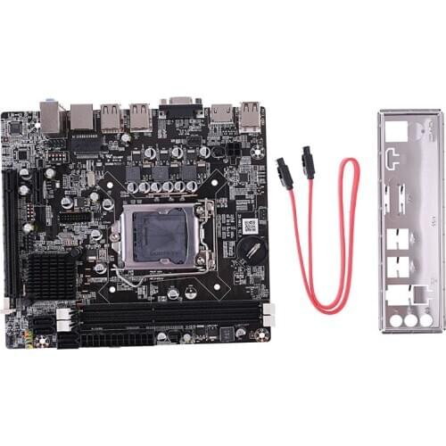 LGA 1155 Practical Motherboard Stable for intel H61 Socket DDR3 Memory Computer Accessories Control Board