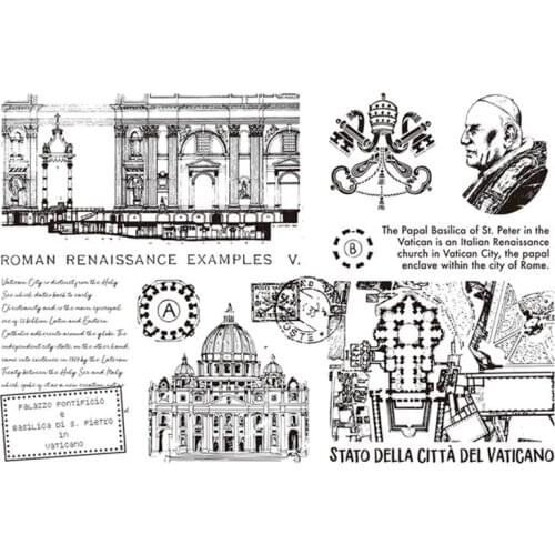 Vatican Clear Stamp Or stamp for DIY Scrapbooking/Card Making/Kids Fun Decoration Supplies A135