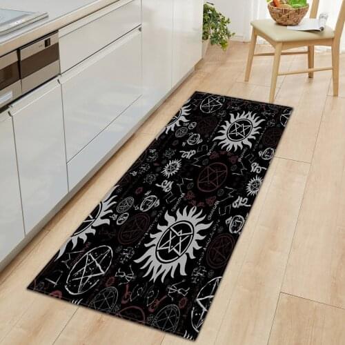 Supernatural Movie Floor Rug Long Doormat Carpet Room Home Kitchen Non-slip Door Mat