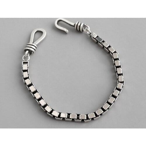 925 sterling silver bracelets for women,Snake chain,minimalist link vintage jewelry,party engagement bridal Accessory lady gifts