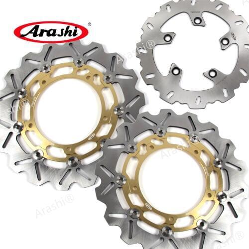ARASHI For YAMAHA MT03 2006-2011 CNC Front Rear Brake Rotors Brake Disc MT-03 2006 2007 2008 2009 2010 2011 MT 03 660 FZ6 FAZER