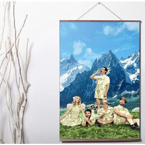 More Style Choose Its Always Sunny in Philadelphia Art Print canvas Poster Canvas Scroll Painting with wood