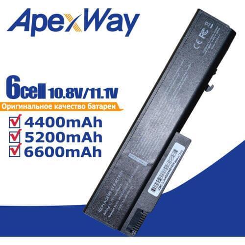 Black 6cell 11.1v Laptop Battery for HP ProBook 6550b ProBook 6555b for HP Compaq Business Notebook 6530b 6535B 6730B 6735B