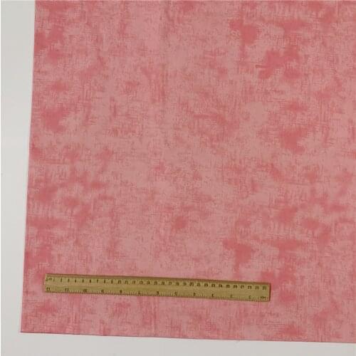 Blooming light pink Cotton Fabric Sewing Quilting Cloth star pattern Patchwork Needlework Handmade DIY Skirt headwear Material