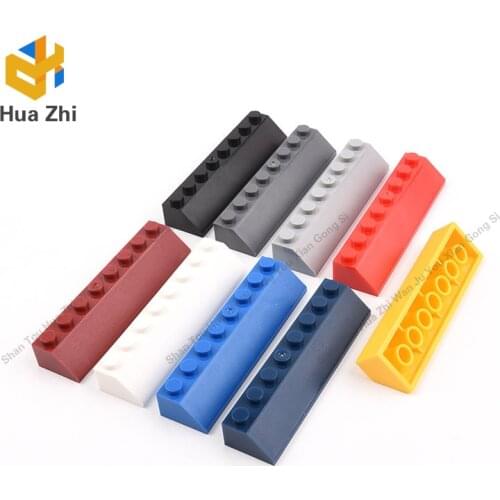 "Building Blocks Parts 4445 6PCS Slope 45degrees 2 x 8 LEGOING MOCS Education"