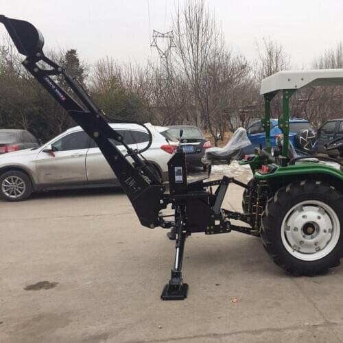 Rear Excavator Of The Tractor Backhoe