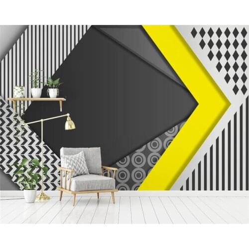 Beibehang Custom wallpaper mural photos Nordic minimalist personality geometry background wall wall painting decoration