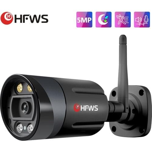HFWVISION 5MP Video Surveillance Camera With Wifi IP Camera outdoor Wireless Security Cctv