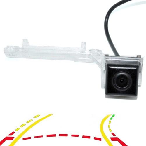 Intelligent Dynamic Trajectory Tracks Rear View Parking Camera For VW Touran Passat Jetta Caddy Golf Plus Multivan Skoda Superb