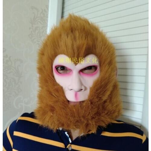 Chinese folk dance Monkey King Sun Wukong mask Cosplay Ancient